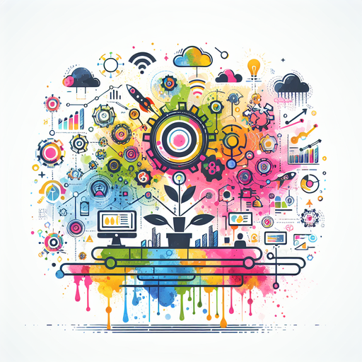 Capture the essence of automation in SaaS startups through imagery of streamlined processes and increased efficiency.