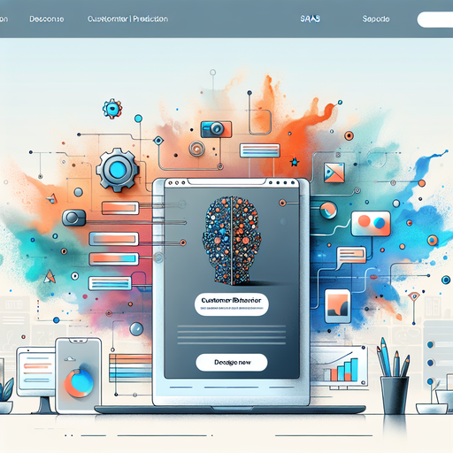 AI algorithms predicting customer behavior for a SaaS startup