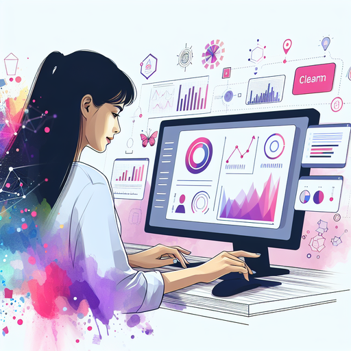 Visualize a user engaging with a hyper-personalized SaaS platform powered by AI algorithms.