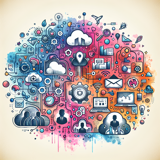 Capture the synergy between business and technology in a forward-thinking SaaS startup.