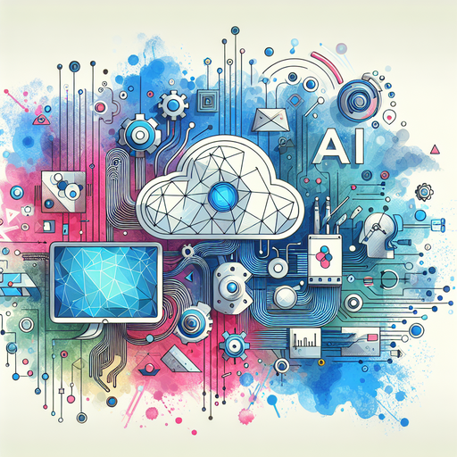 Depict the innovative spirit of a SaaS startup embracing AI technology