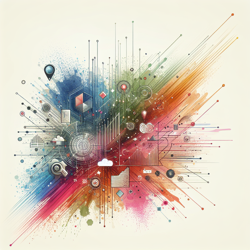 Illustrate the seamless integration of business and technology in a dynamic visual representation, showcasing the strategic imperative of merging disciplines.