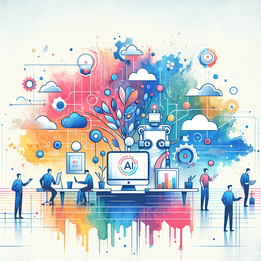 Capture the essence of automation through an innovative image of streamlined workflows and operational efficiency, highlighting the power of AI and SaaS for startups.